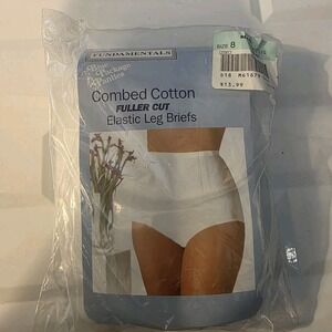 Vintage Sears Combed‎ Cotton Cuff-leg Briefs Women's Size 8 NEW Old Stock-Granny